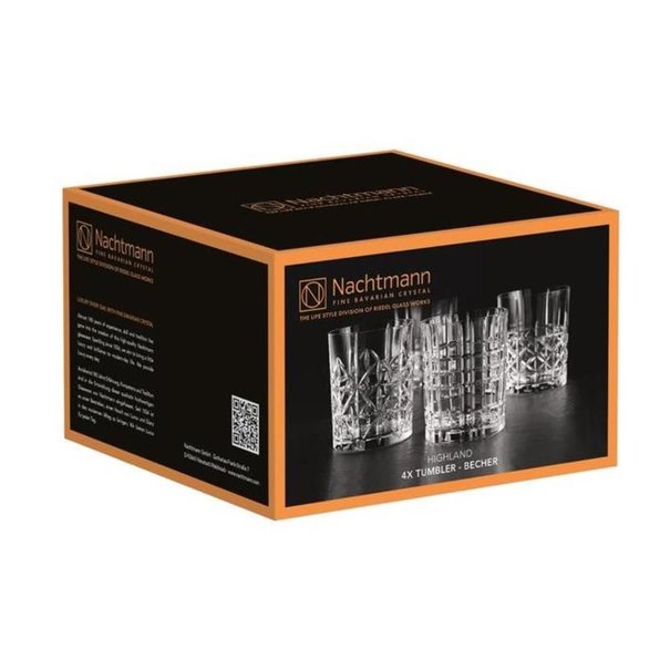 Nachtmann Highland Whiskyglas 345 ml – set met 4 stuks