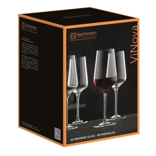 Nachtmann ViNova Rode Wijnglas 550 ml – set met 4 stuks