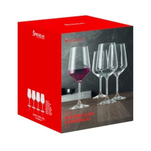 Spiegelau Style Rode Wijnglas 630 ml – set met 4 stuks