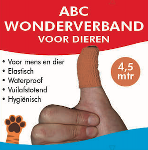 ABC Wonderverband BRUIN voor Dieren