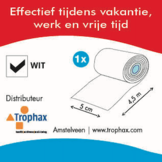 ABC Wonderverband WIT voor Volwassenen - 4,5 mtr x 5 cm