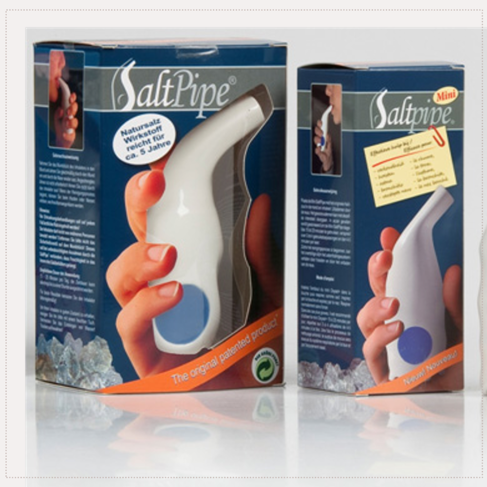 Startpakket: Saltpipe Zoutinhalator -Classic+ Mini