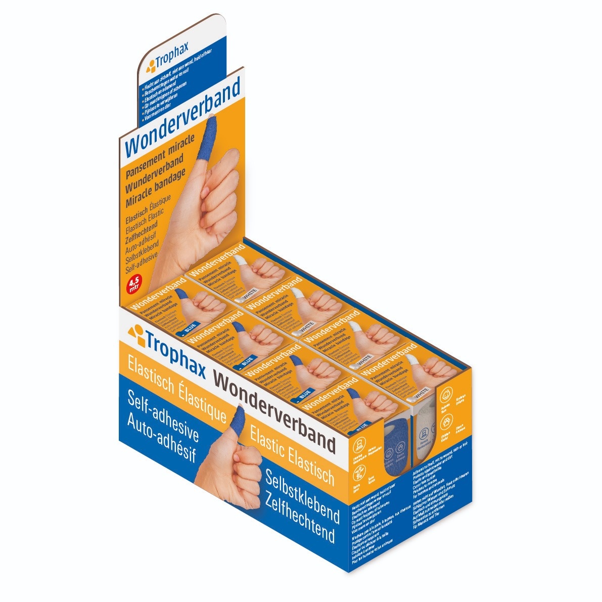 Trophax Wonderverband 14+2 Display (11x wit en 5x blauw)