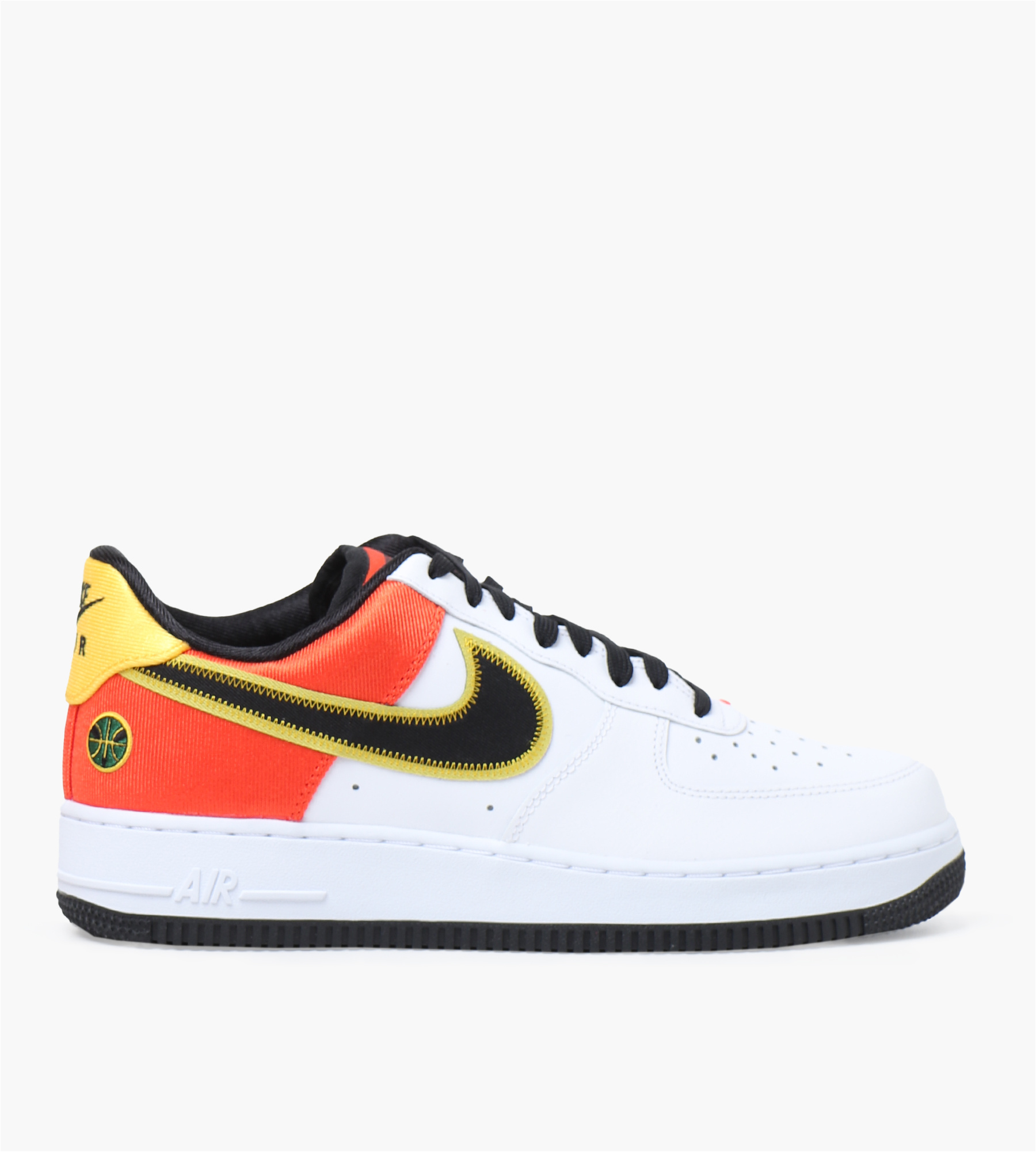 Nike Nike Air Force 1 '07 LV8 White Black Orange Flash Amarello - Baskèts  Stores