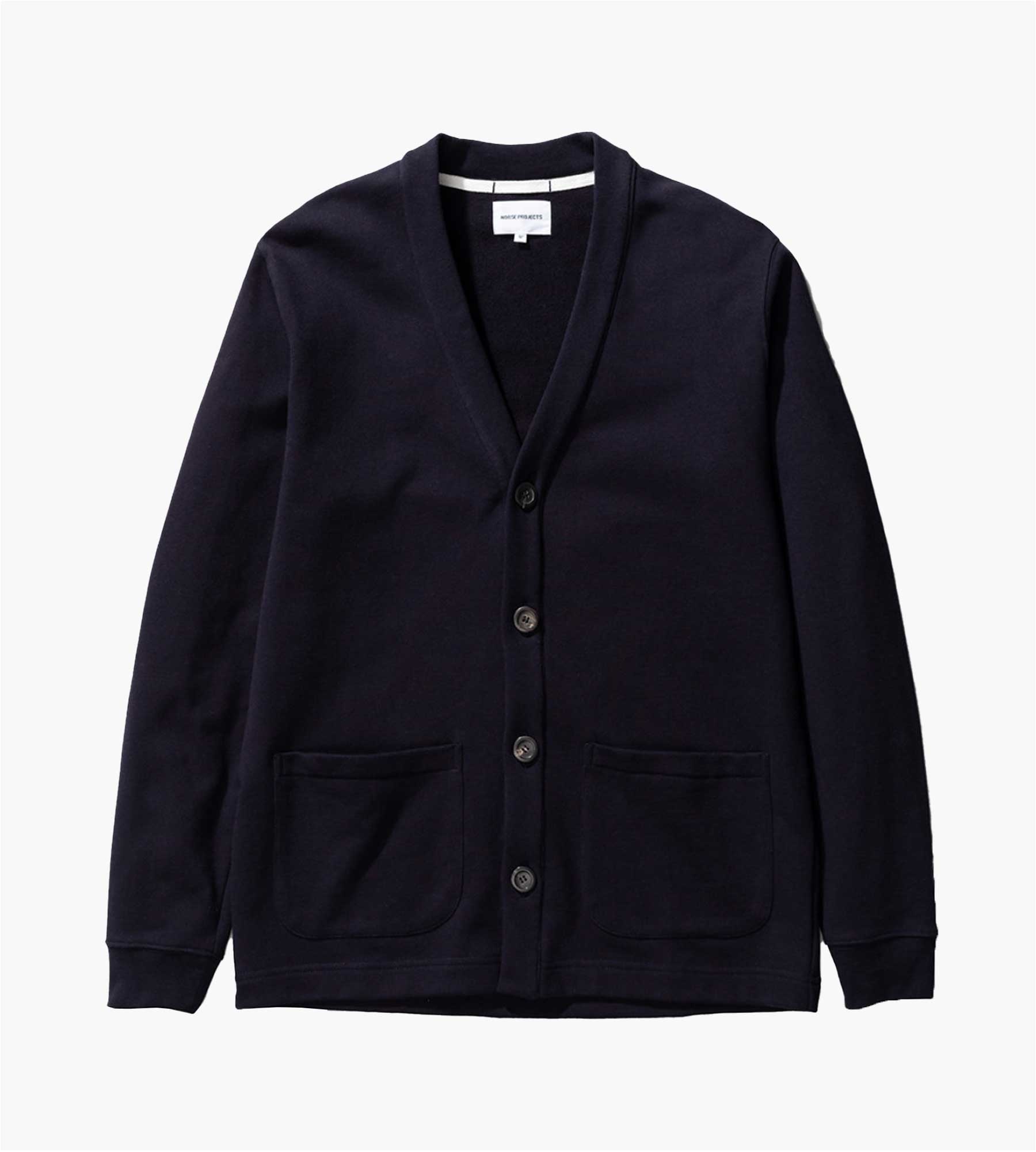 norse projects vidar sweat cardigan