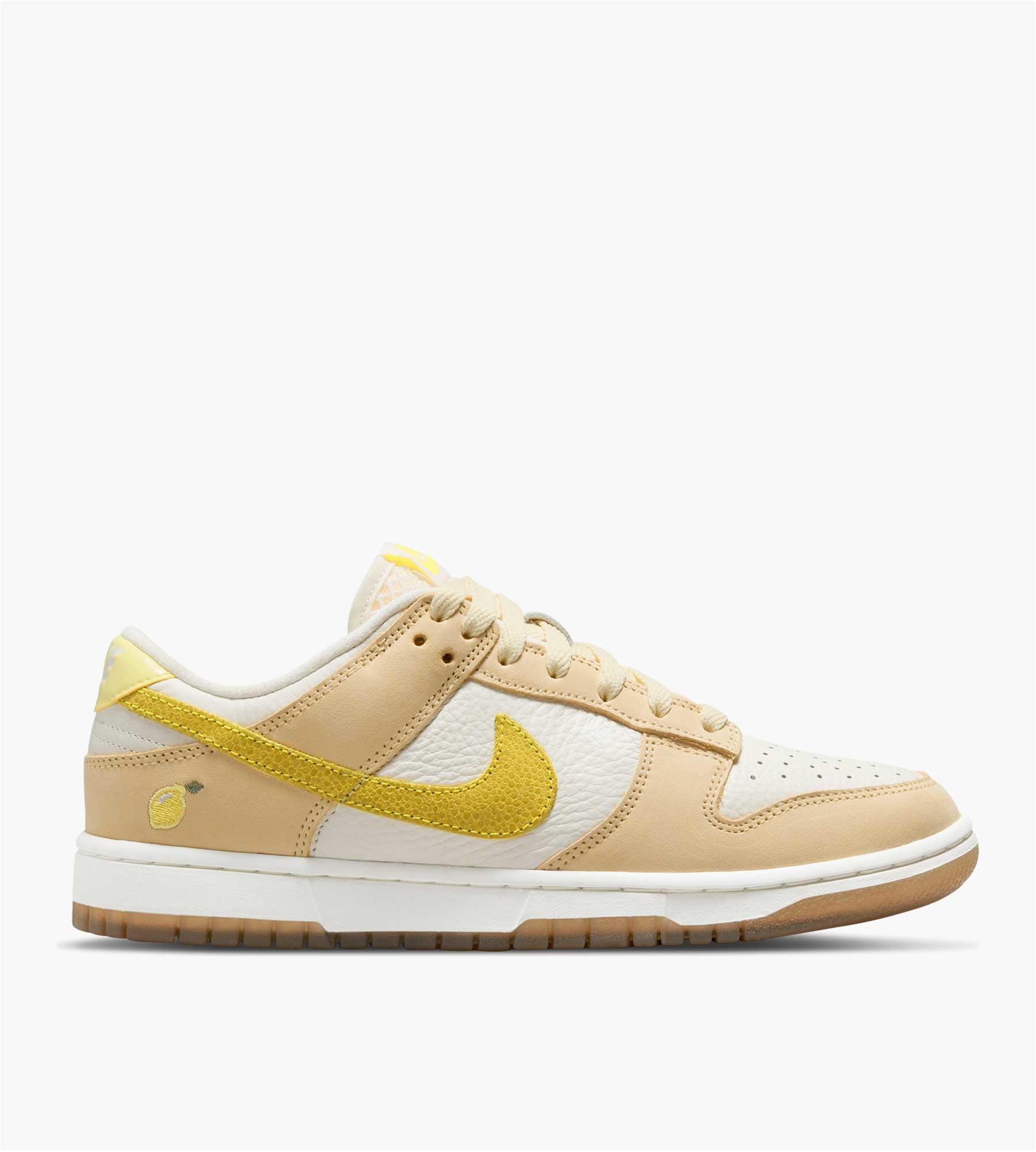 Nike W Dunk Low Lemon Drop Opti Yellow Sail Zitron - Baskèts Stores