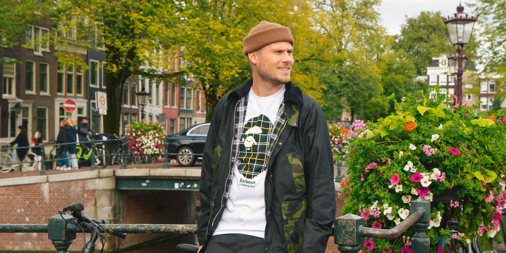 Blog - BAPE x Barbour's capsule collection - Baskèts Stores Amsterdam