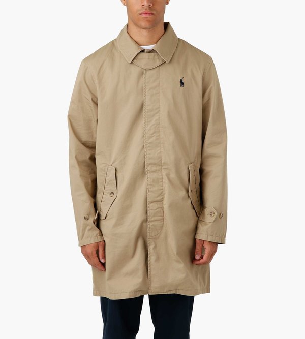 polo twill walking coat
