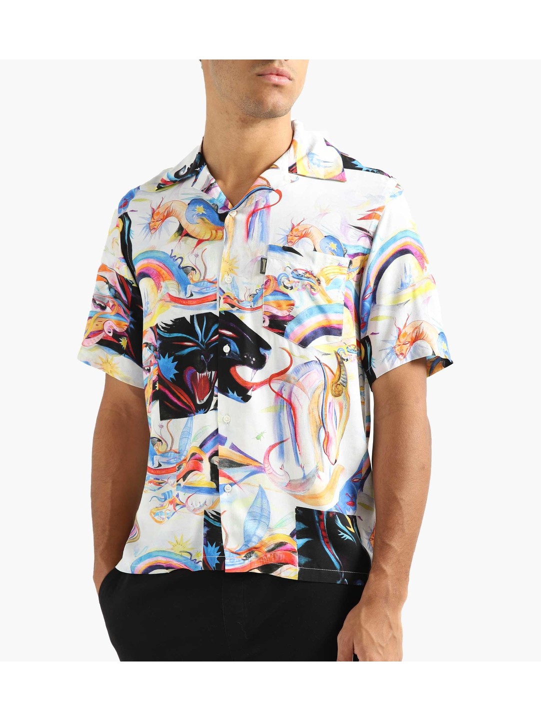 88％以上節約88％以上節約Aries（アリエス）Hawaiian Shirt With Panel