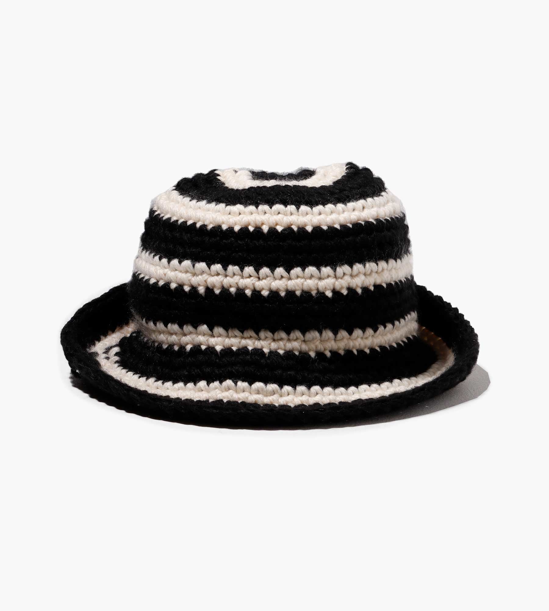 格安SALEスタート】Stussy SWIRL KNIT BUCKET White HAT Black ハット