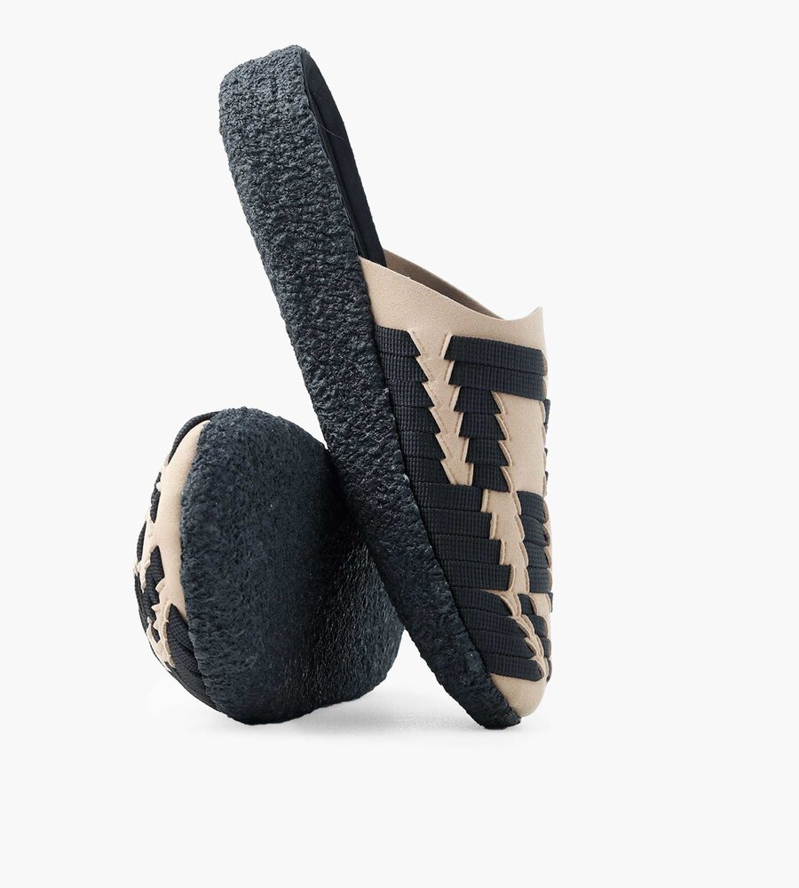 Malibu Sandals Thunderbird (Crepe Black/Beige/Black) – Concepts