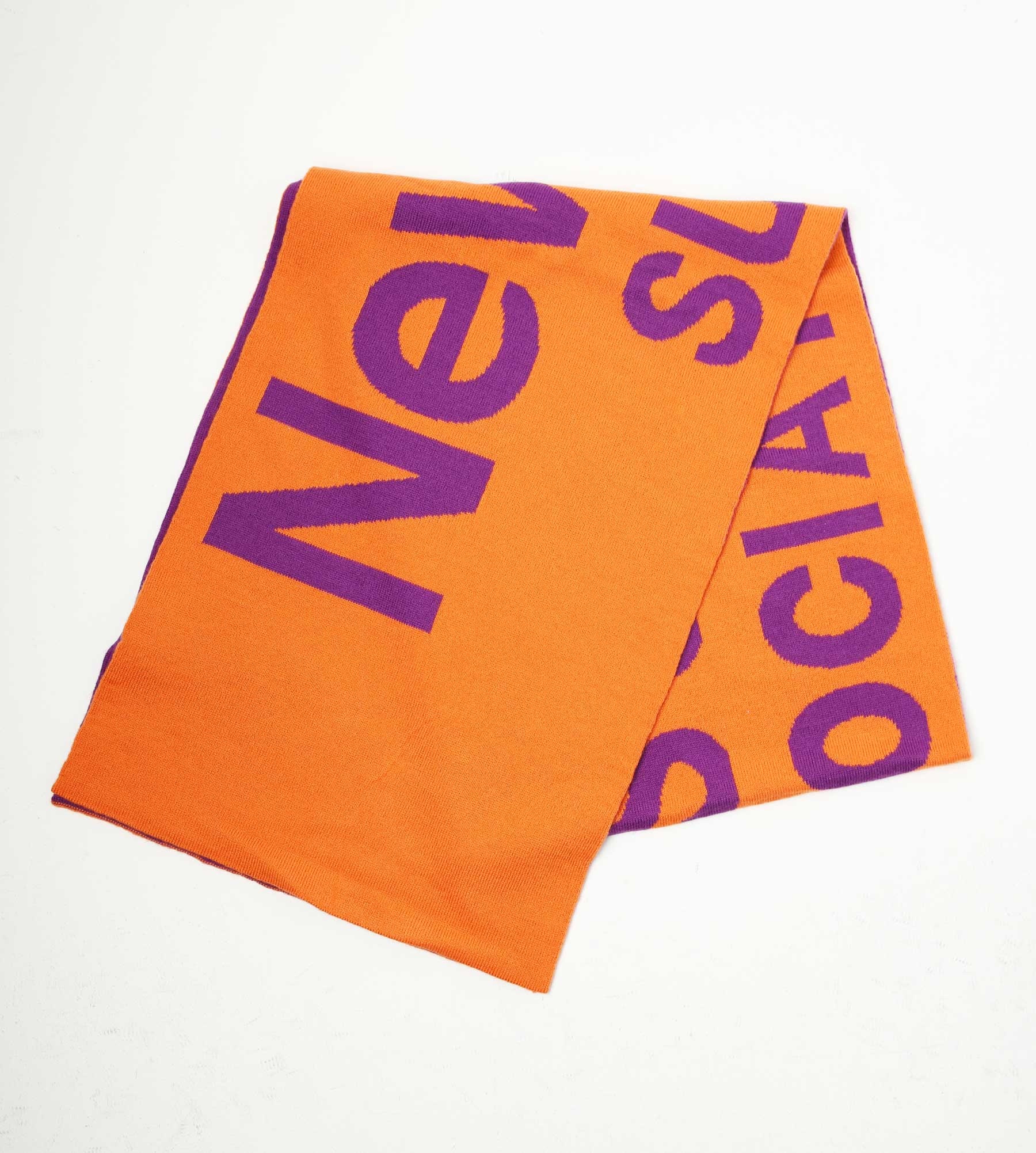 New Amsterdam Surf Association Name Scarf Orange Purple - Baskèts