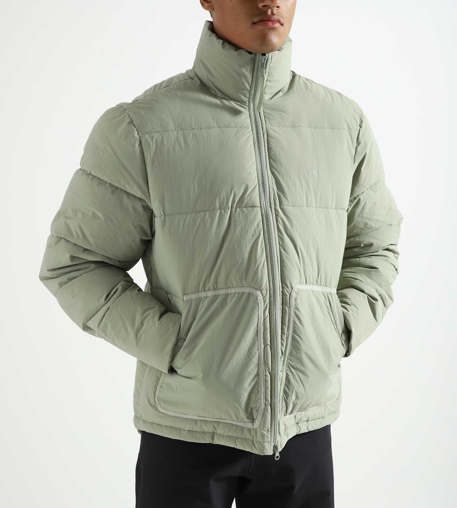 light green puffer
