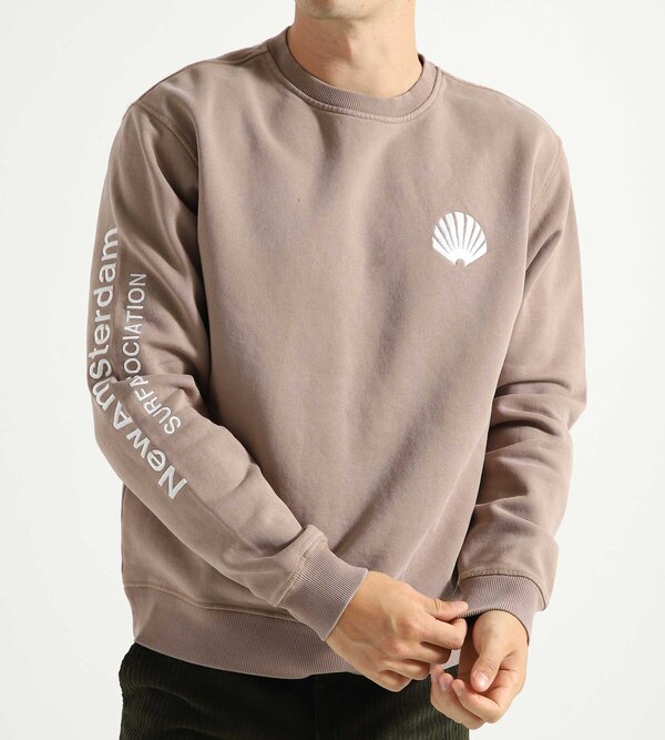 New Amsterdam Surf Association Logo Sweat Pink - Baskèts Stores