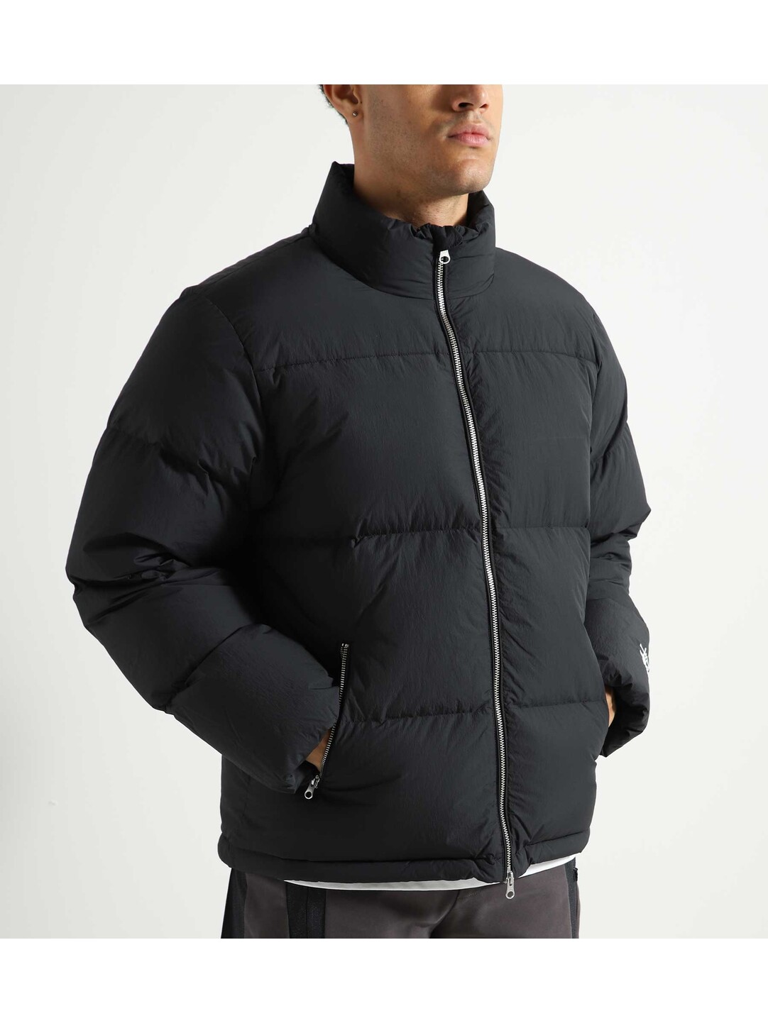 Stussy Nylon Down Puffer Black - Baskèts Stores Amsterdam