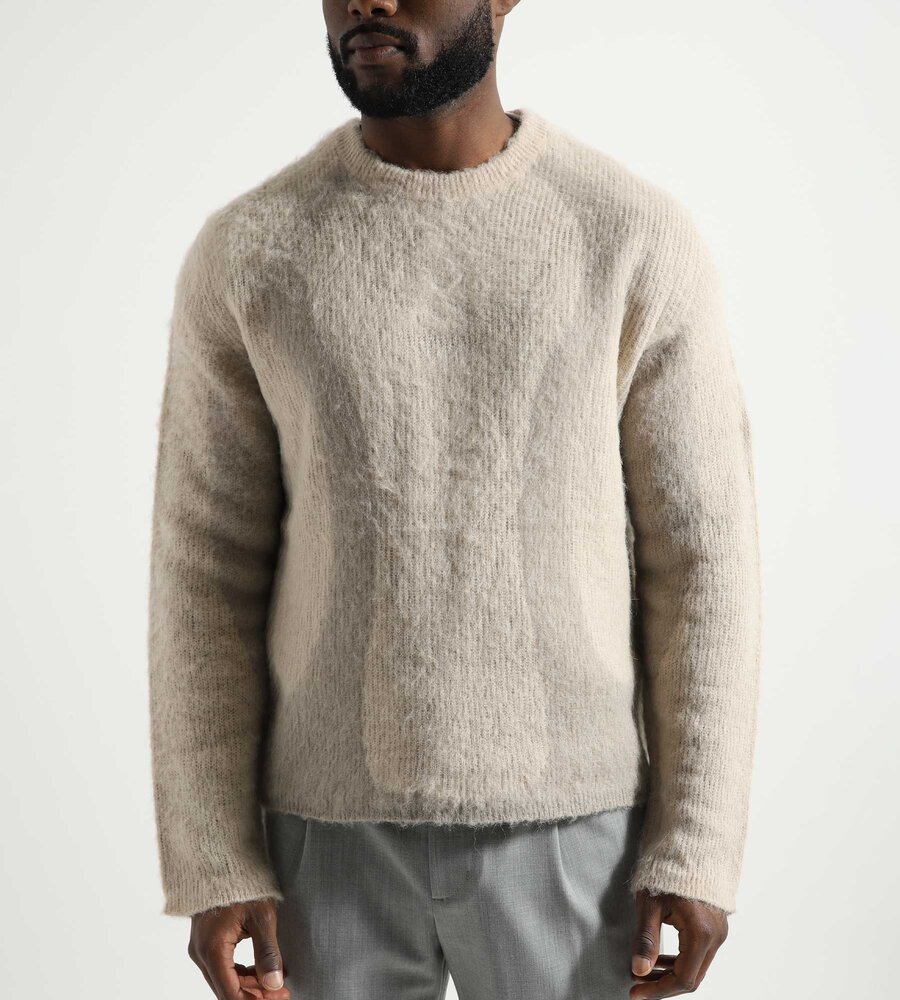 _J.L - A.L_ Liquid Sweater Light Grey Ljlal - ニット/セーター