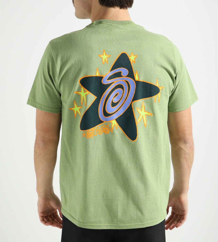 Stussy Galaxy T-shirt Moss - Baskèts Stores Amsterdam