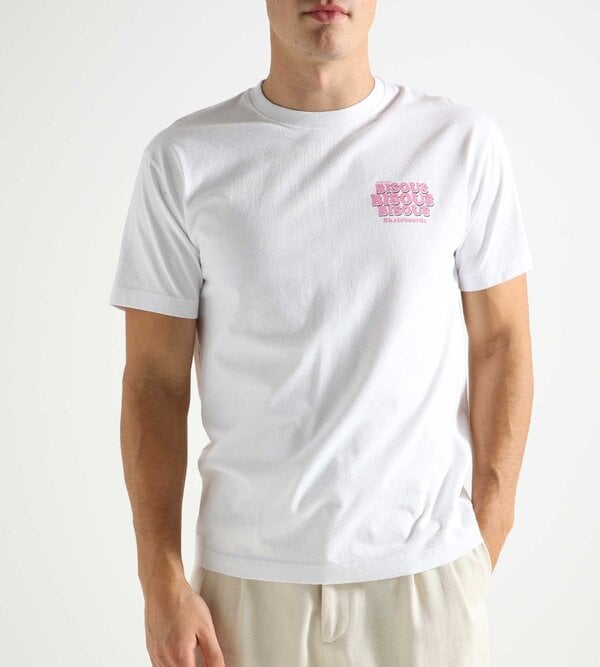 Light pink Bisous Sonics T-shirt, Bisous Skateboards, Shop Men's Logo Tees  & Graphic T-Shirts Online