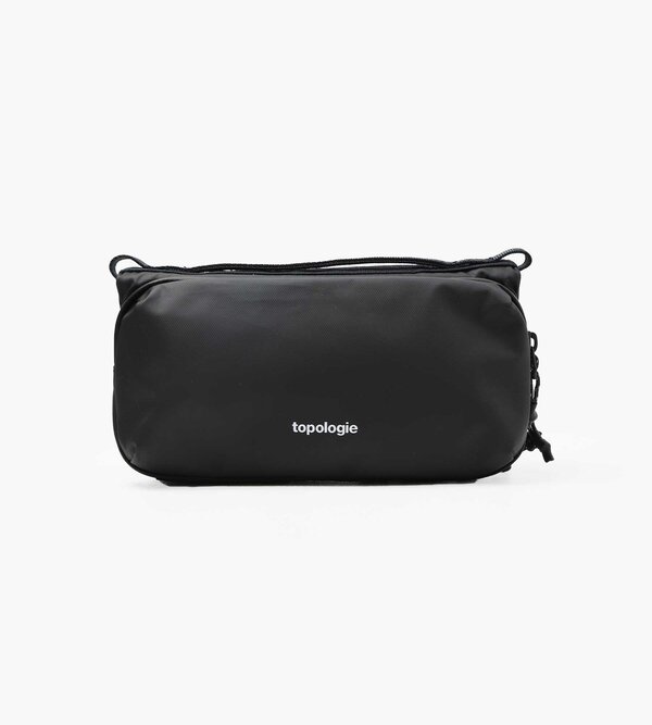 Topologie Wares Bags Flat Sacoche Small Black Tech Sateen 