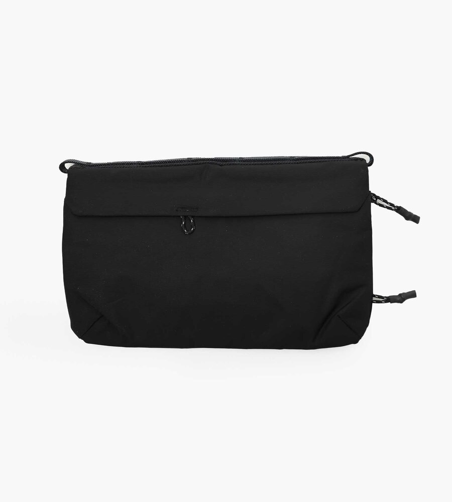 Topologie Wares Bags Flat Sacoche Small Black Tech Sateen