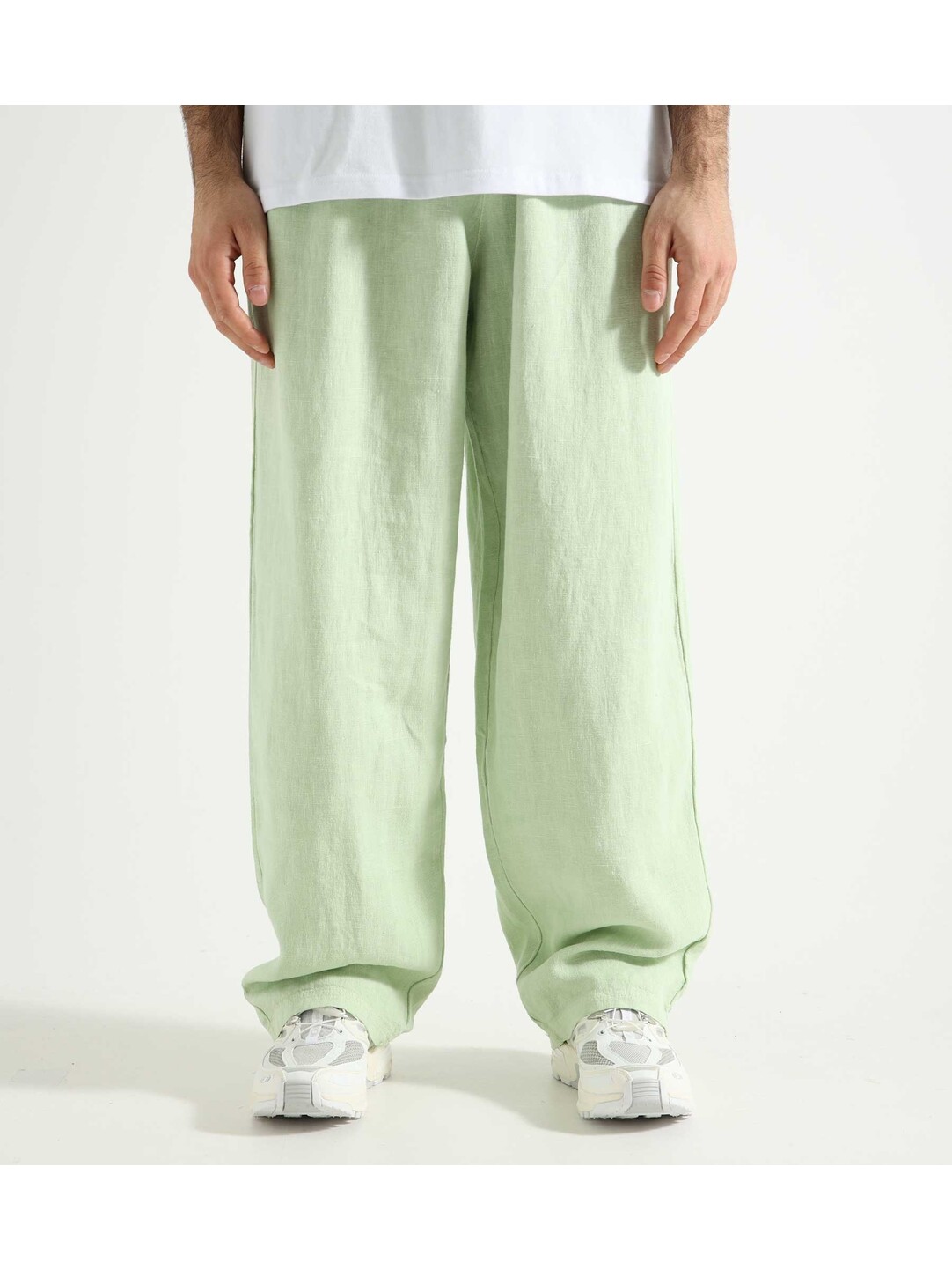 Arte Antwerp Jan Linnen Pants Green Bask ts Stores Amsterdam