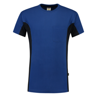 TRICORP T-shirt bicolor met borstzak