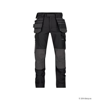 DASSY Holsterzakkenbroek Matrix 4-way stretch en kniezakken