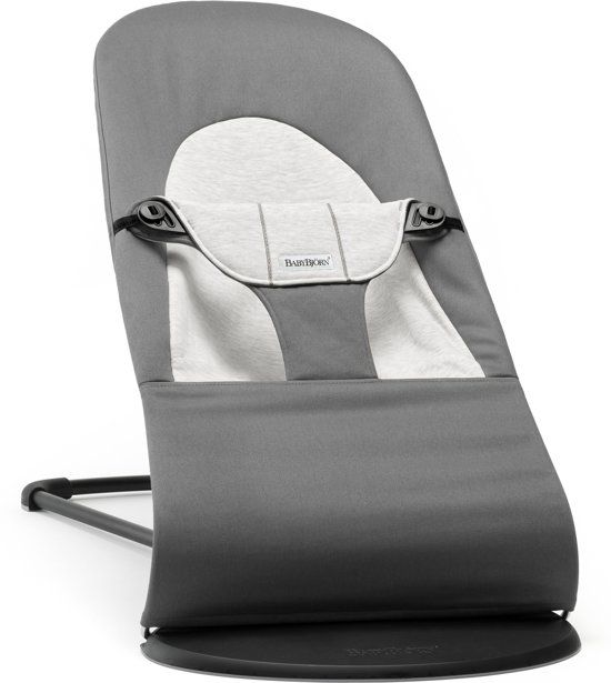 BABYBJÖRN BABYBJÖRN Wipstoeltje Balance Soft Donkergrijs Cotton Jersey BABYBJÖRN BABYBJÖRN Wipstoeltje Balance Soft Donkergrijs Cotton Jersey