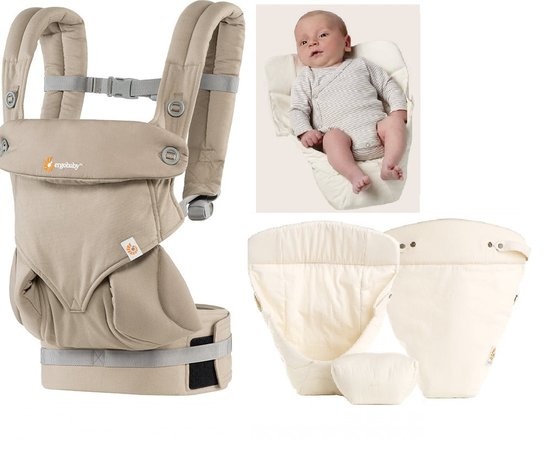Ergobaby Geboortepakket 4p 360 Moonstone Inclusief Original Natural Verkleinkussen Babyveilig Nl Babyveilig Nl