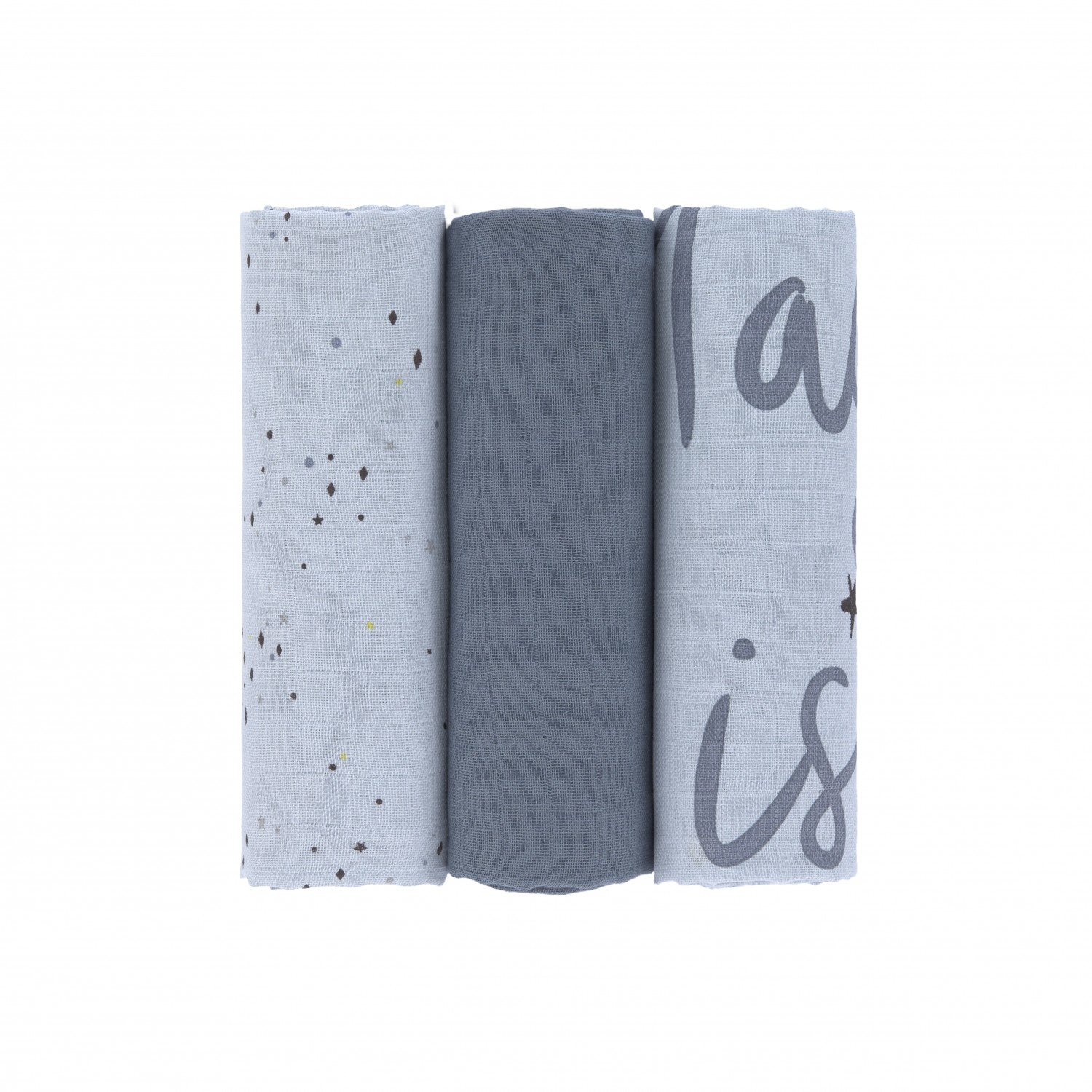 Lässig Lässig Swaddle & Burp Blanket 85x85cm more magic seal 3 stuks Lässig Lässig Swaddle & Burp Blanket 85x85cm more magic seal 3 stuks