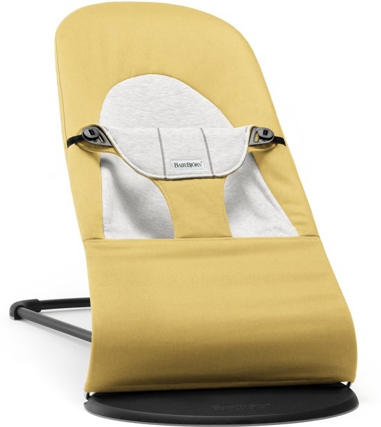 BABYBJÖRN BABYBJÖRN Wipstoeltje Balance Soft Geel/Grijs, Cotton/Jersey BABYBJÖRN BABYBJÖRN Wipstoeltje Balance Soft Geel/Grijs, Cotton/Jersey