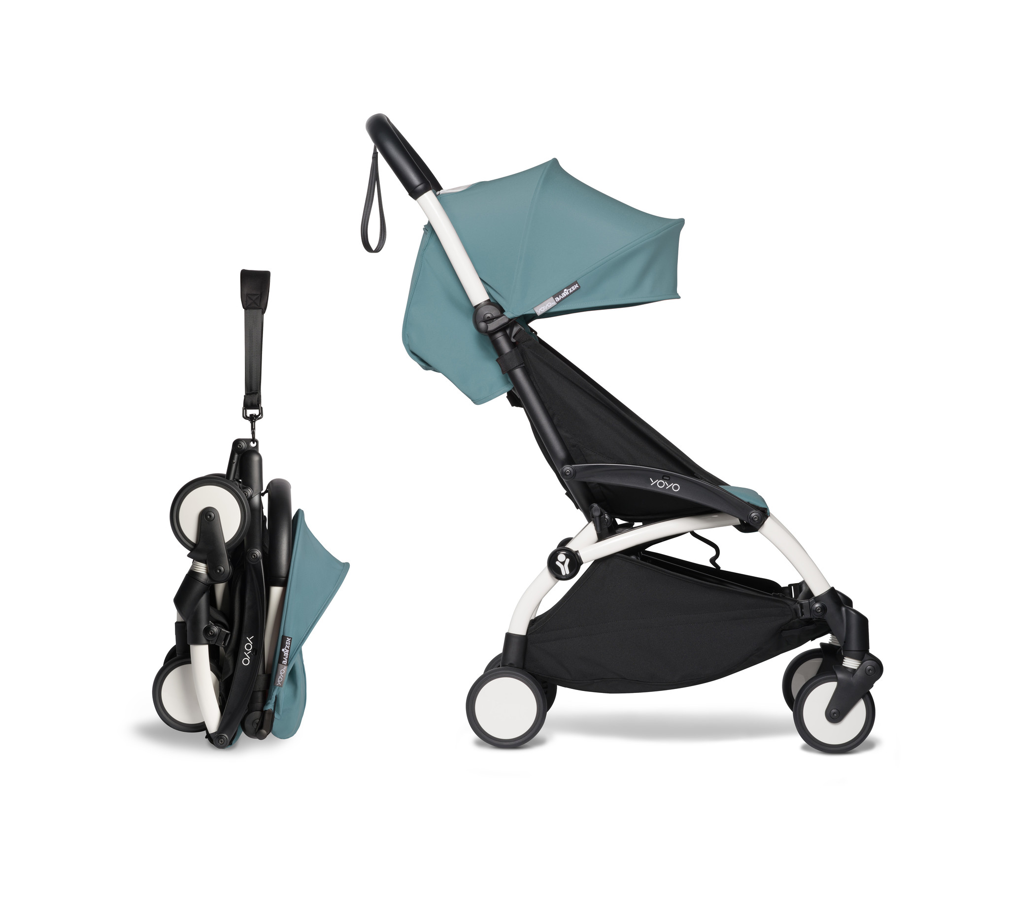 Babyzen YOYO² buggy 6+ aqua frame wit Babyzen YOYO² buggy 6+ aqua frame wit