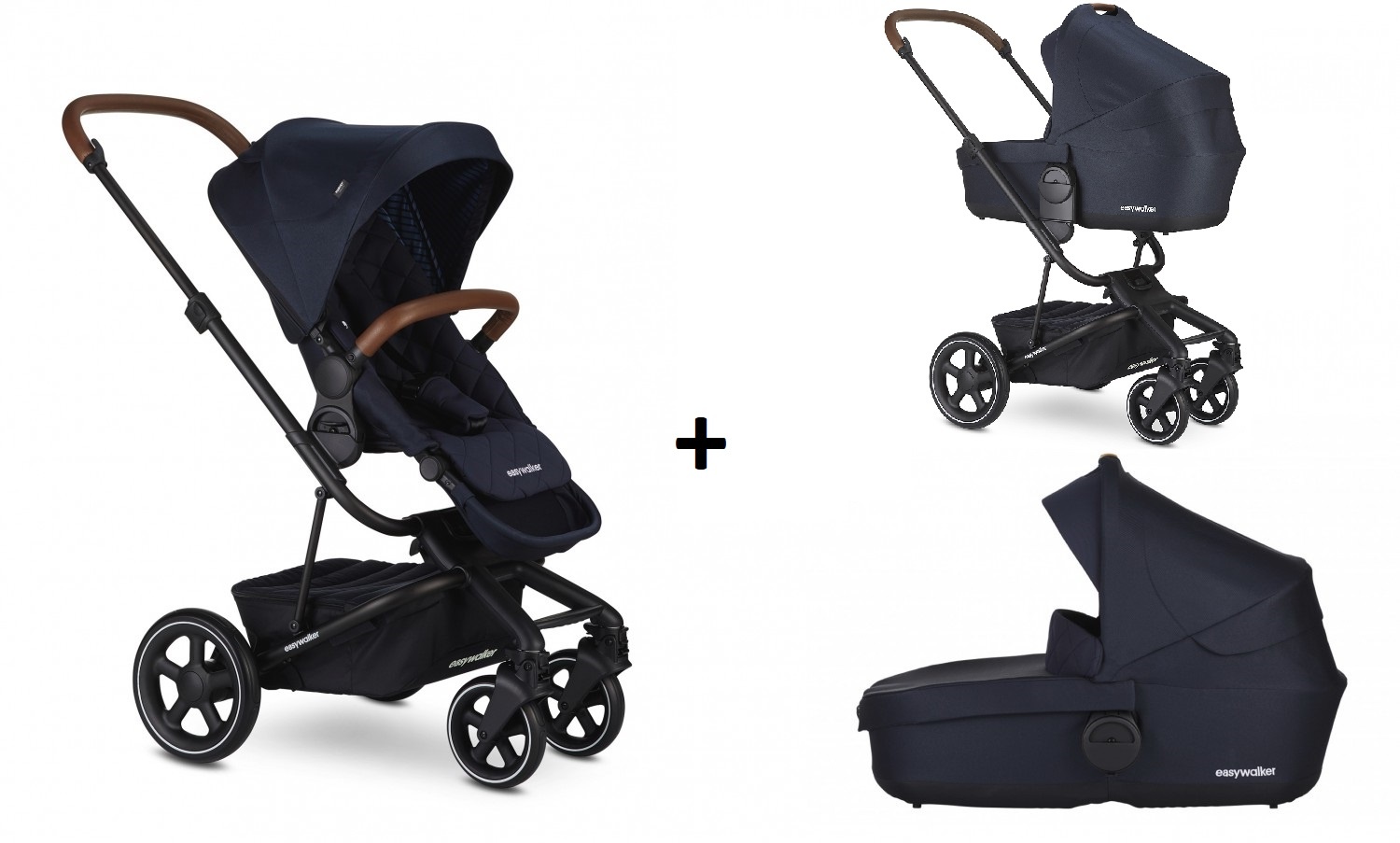 Easywalker Easywalker Harvey² premium setaanbieding in Sapphire Blue - Kinderwagen met reiswieg Easywalker Easywalker Harvey² premium setaanbieding in Sapphire Blue - Kinderwagen met reiswieg