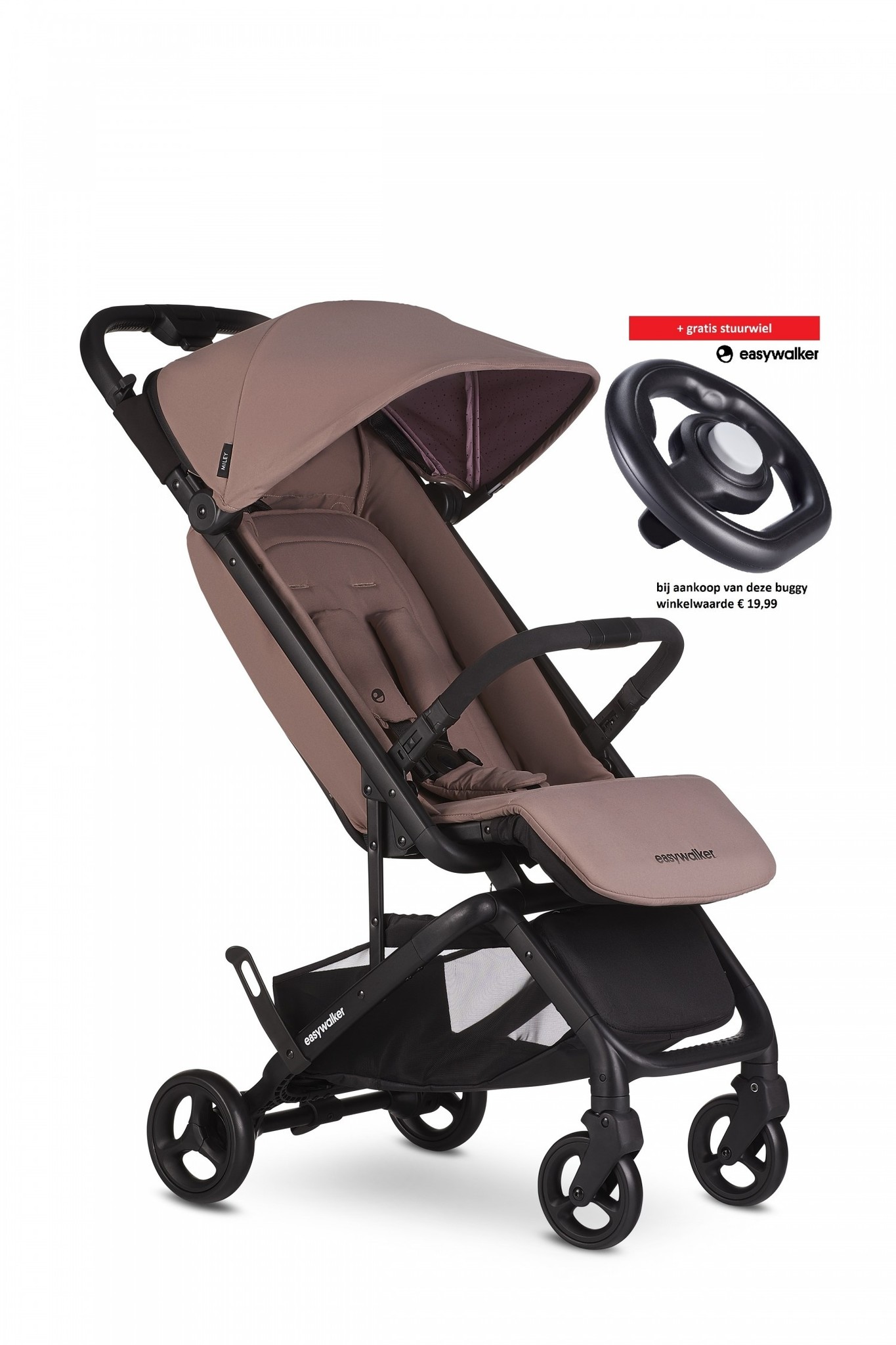 Easywalker Easywalker Miley Desert Pink nu met gratis stuurwiel! Easywalker Easywalker Miley Desert Pink nu met gratis stuurwiel!