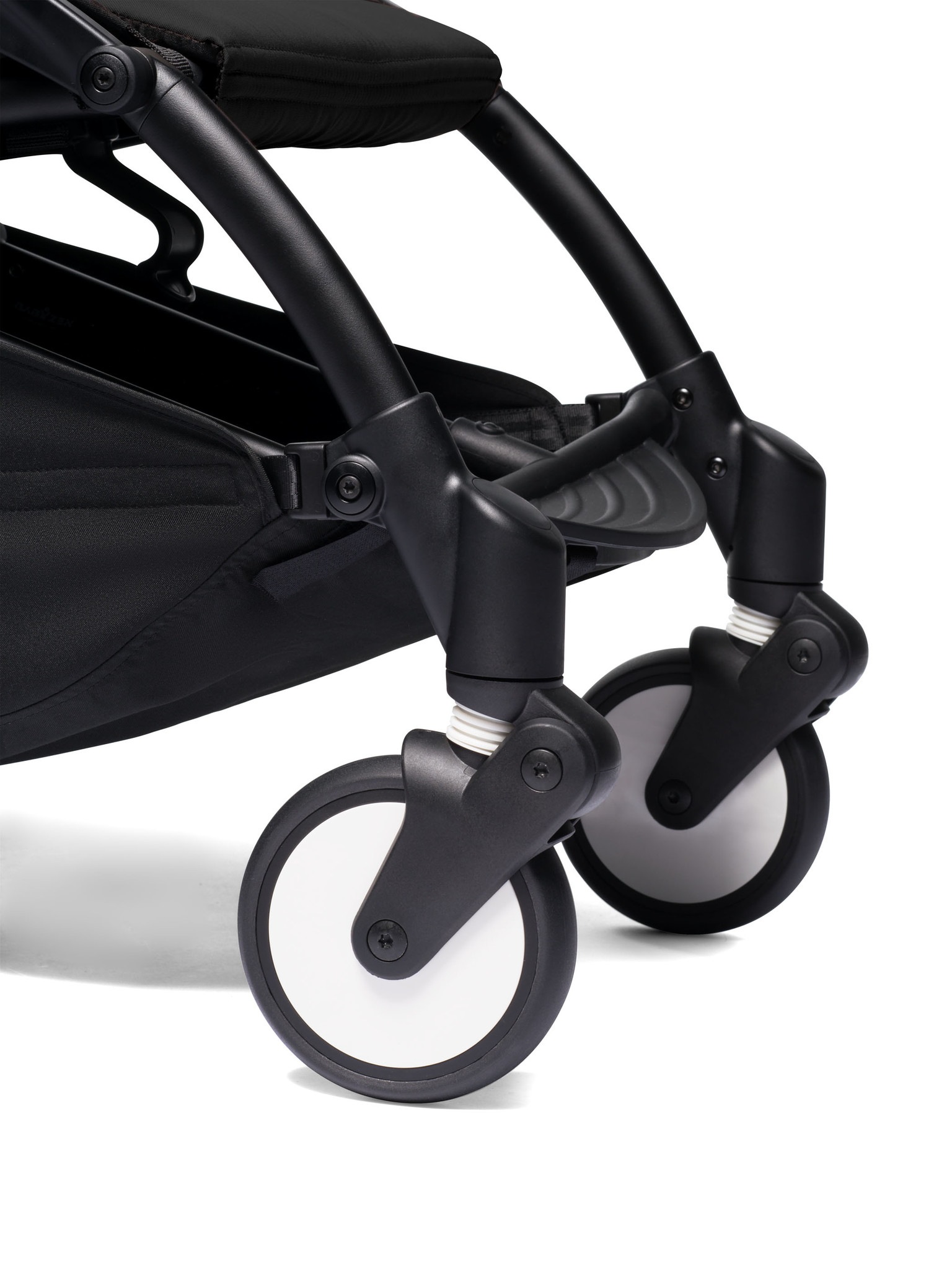 Babyzen Babyzen YOYO² buggy COMPLEET vanaf de geboorte en inclusief YOYO Bag -  zwart met frame wit