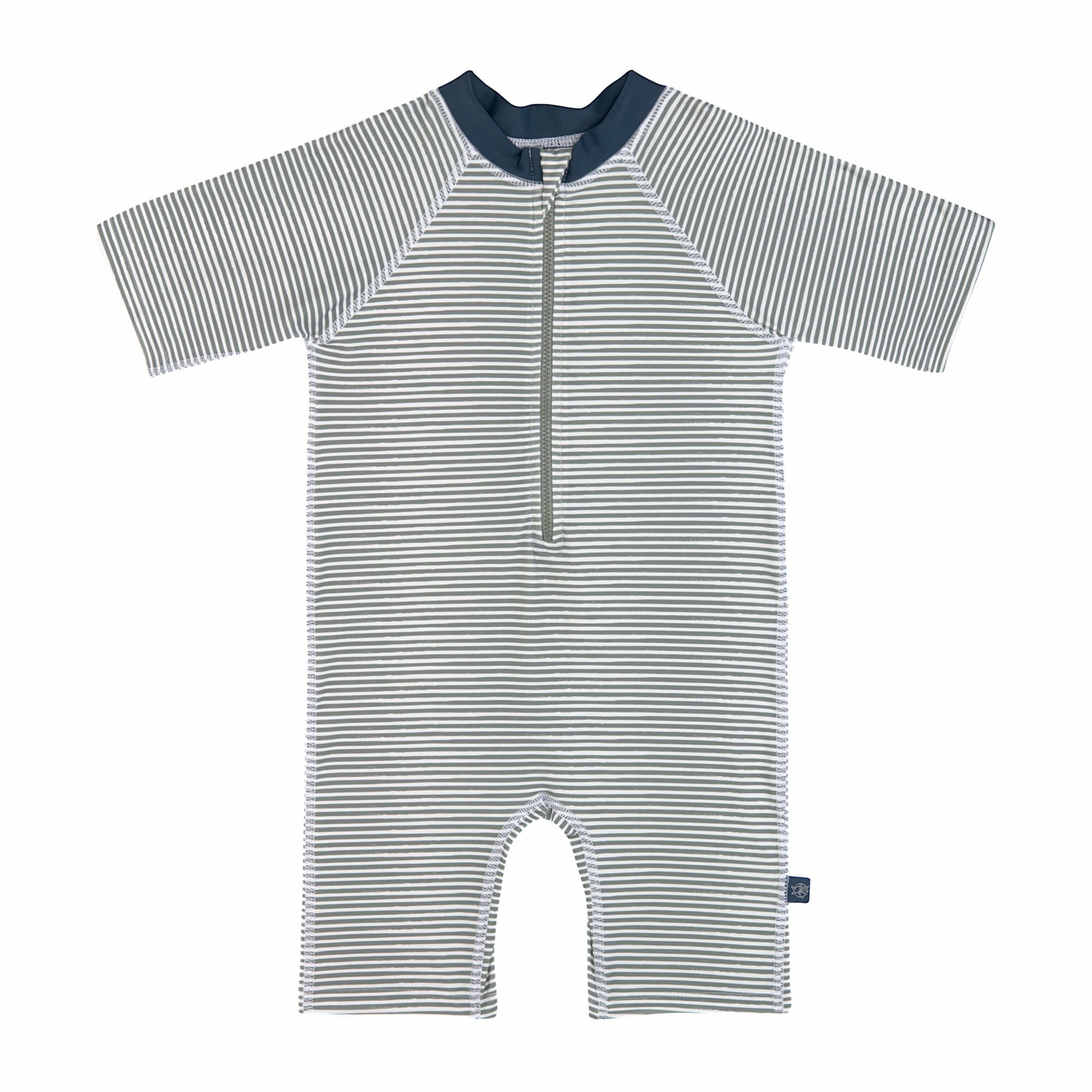Lässig Lässig Splash & Fun korte mouw zon- en zwempak Striped blue Lässig Lässig Splash & Fun korte mouw zon- en zwempak Striped blue