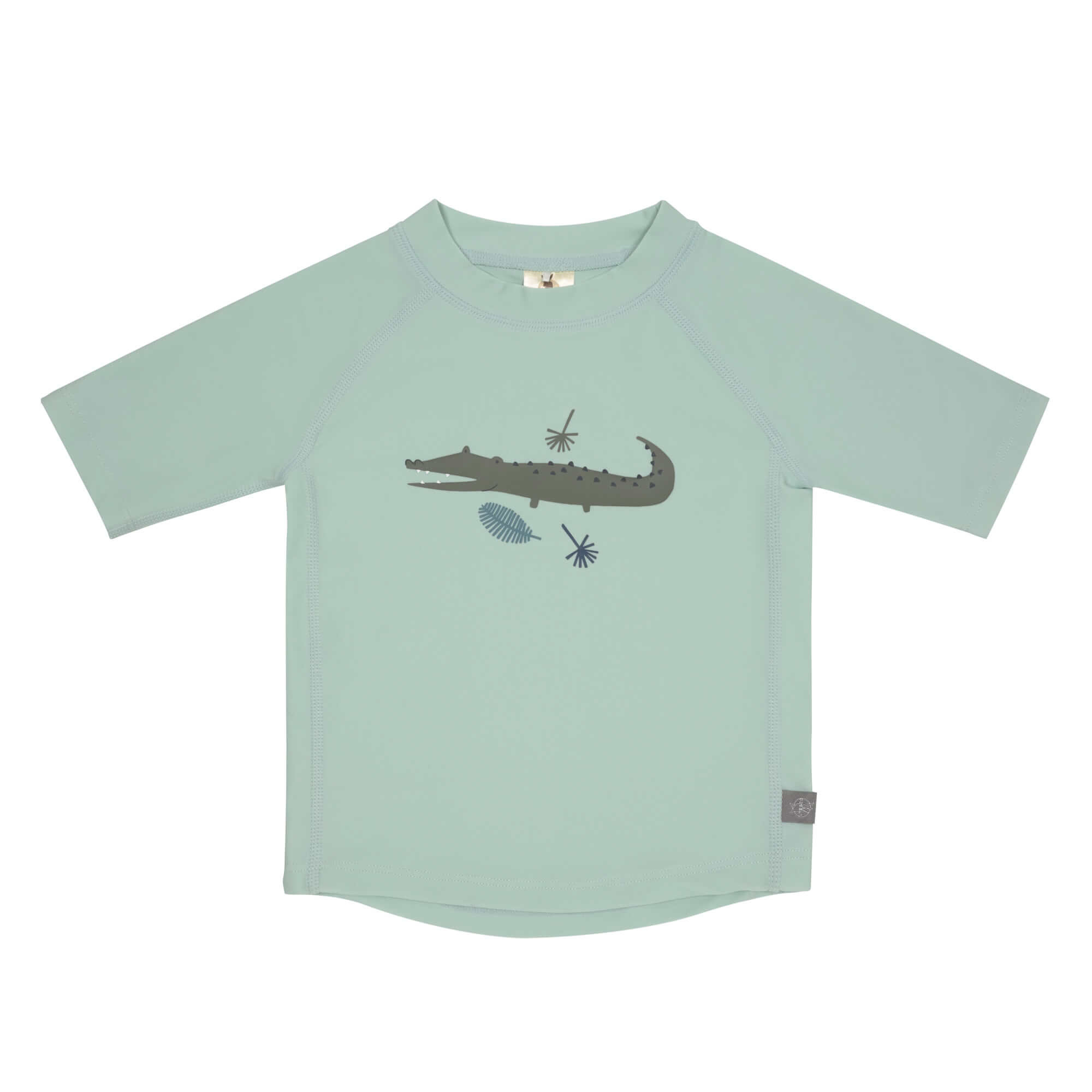 Lässig Splash & Fun Korte mouw Rashguard UV zwemshirt - Crocodile mint Lässig Splash & Fun Korte mouw Rashguard UV zwemshirt - Crocodile mint