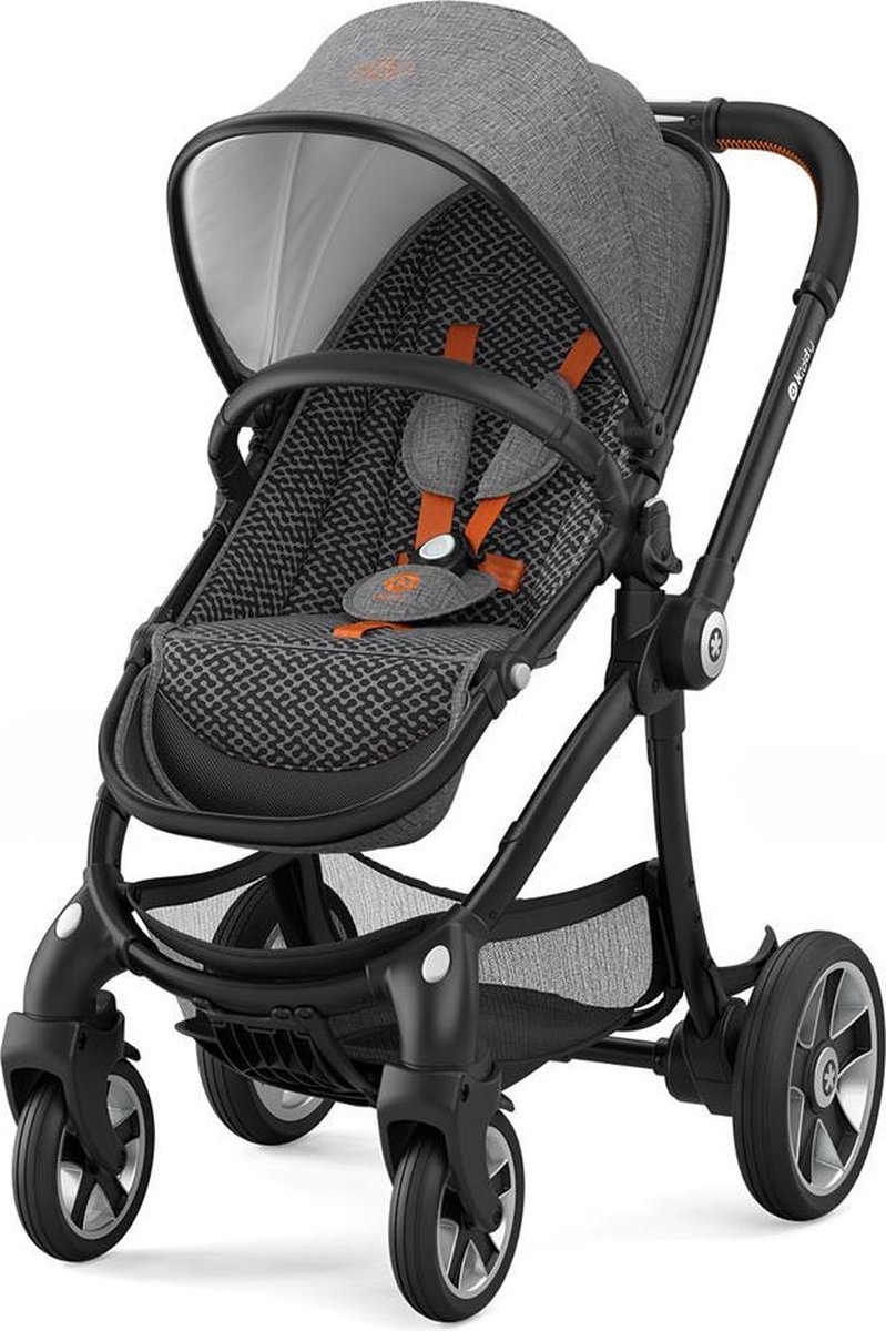 Kiddy Kinderwagen EVOSTAR 1 Retro Charcoal Kiddy Kinderwagen EVOSTAR 1 Retro Charcoal