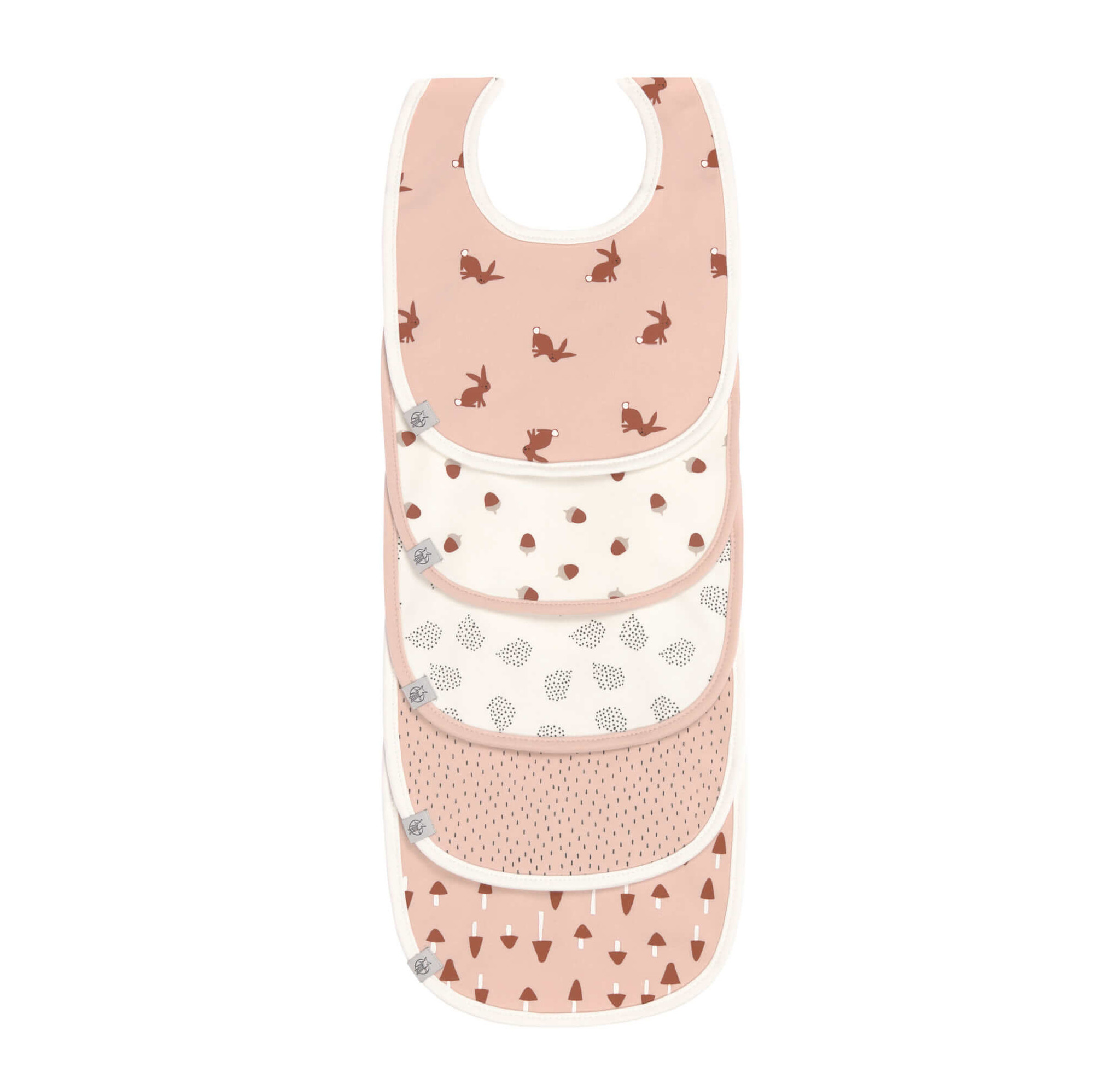 Lässig Value Pack Bib 5 pcs assorted Little Forest Rabbit Lässig Value Pack Bib 5 pcs assorted Little Forest Rabbit