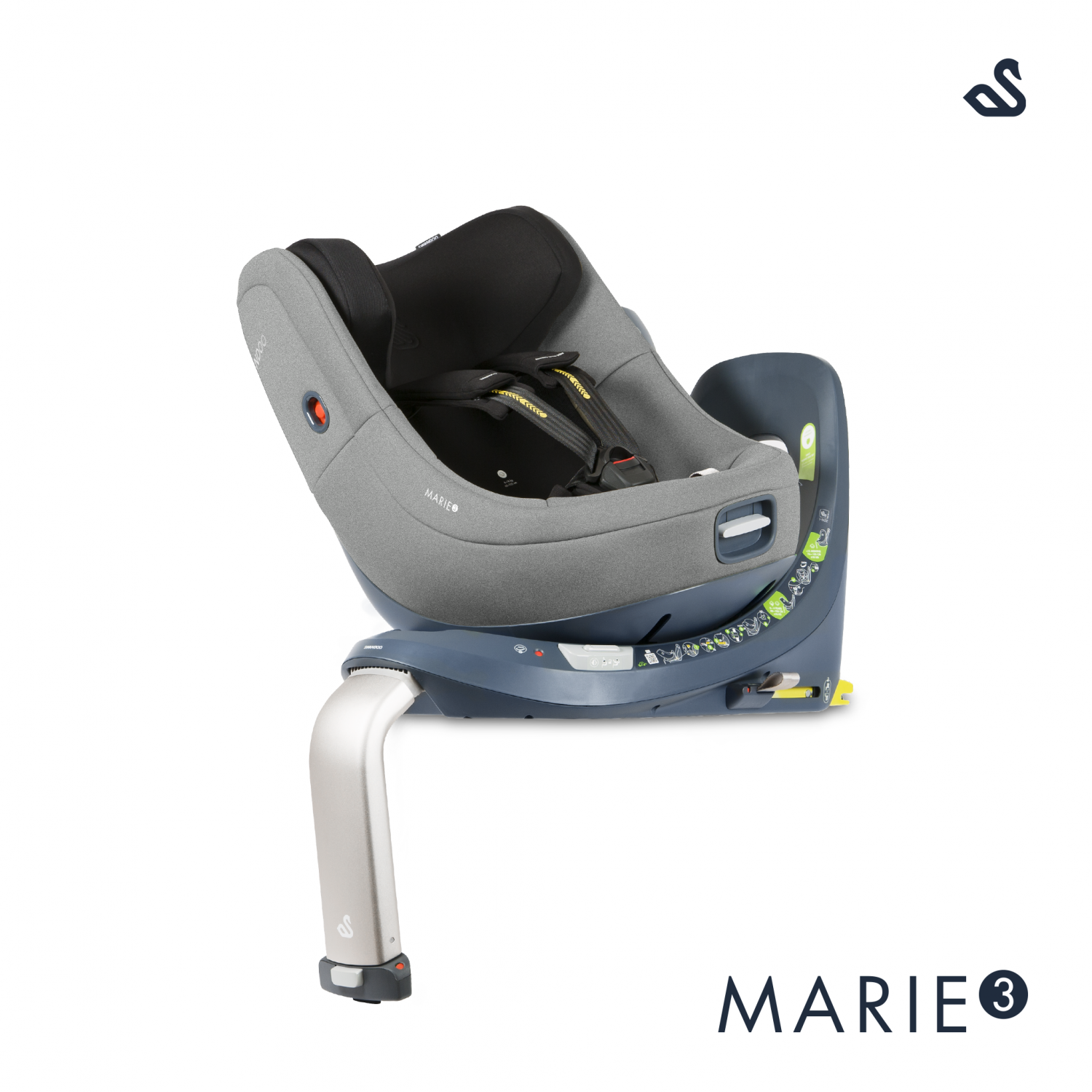 Swandoo autostoel Marieᶾ i-size - Sesame Grey Swandoo autostoel Marieᶾ i-size - Sesame Grey