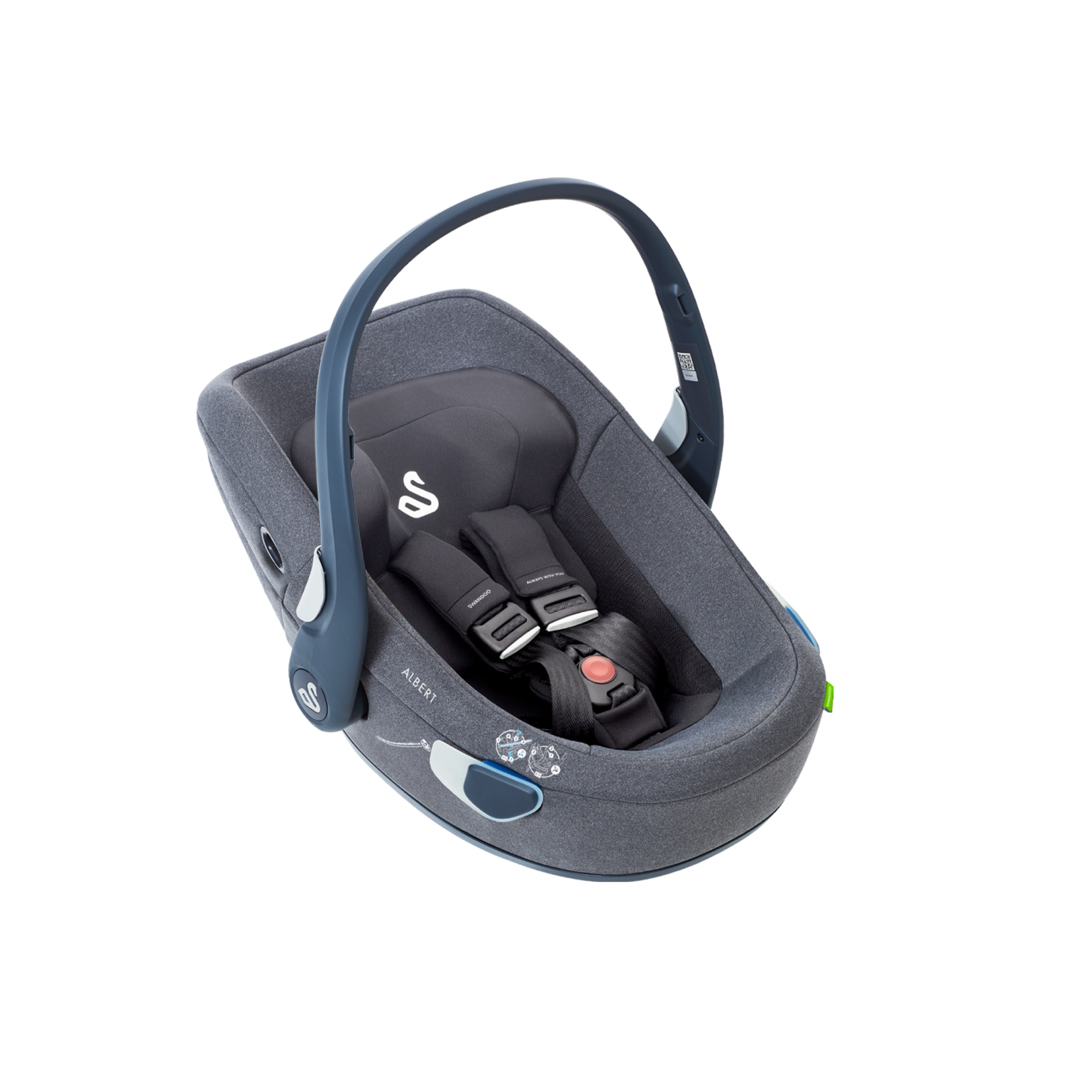 Swandoo autostoel Albert i-size 1.2 - Sesame Grey Swandoo autostoel Albert i-size 1.2 - Sesame Grey
