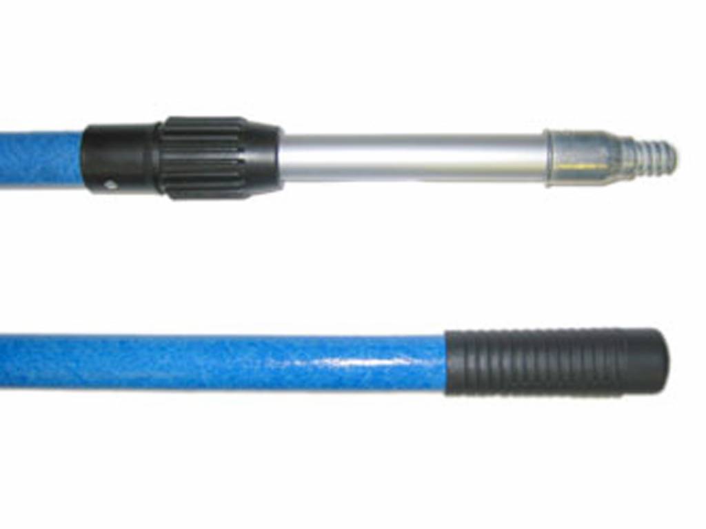 Telescopic handle 2 x 1.20 m PRO blue De Witte