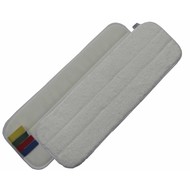 Mop Microfibre 44 cm blanc avec velcro avec codes couleurs