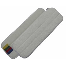 Microfibre mop 44 cm white with velcro and colour coding