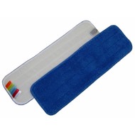 Mop z mikrofibry 60 cm niebieski z rzepem i kodem kolorów