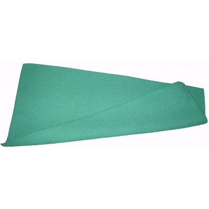 Panno a nido d'ape intrecciato 55 x 27 cm verde  per Rakleto