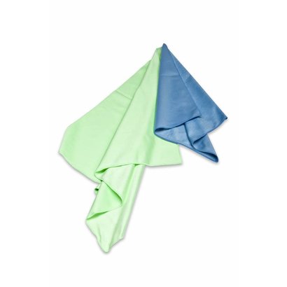 Ściereczka z mikrofibry „Max połysk” 55 x 63 cm zielona dwustronna