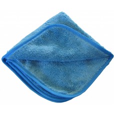 Sachet de 5 x Microfibre de lustrage ''POLISH'' 40 x 40 cm bleu
