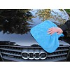 Pack of 5 x Microfibre cloth ''POLISH'' 40 x 40 cm blue