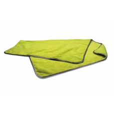 LUXUS Micro-Fibre 60x90 cm vert pomme avec liséré noir